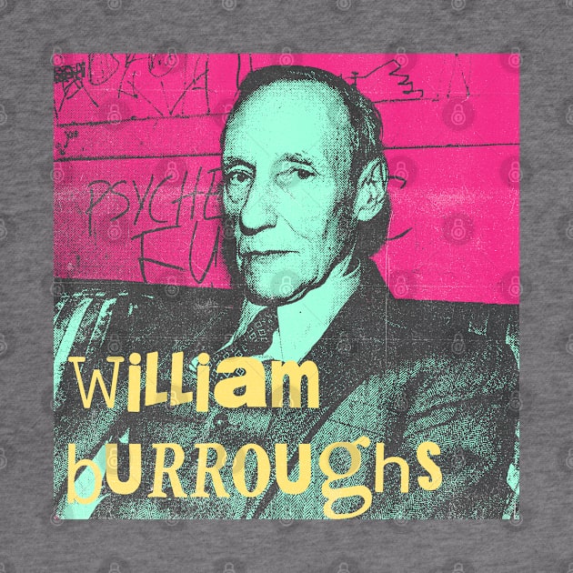 william burroughs pop art by psninetynine